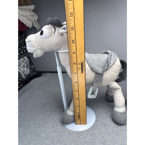 Woody & Bullseye Sheriff & Horse Plush Set Black & White 13" & 12" - Picture 6 of 12